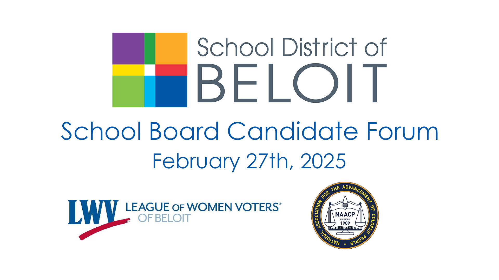 Thumbnail image for Beloit School Board Candidate Forum - LIVE