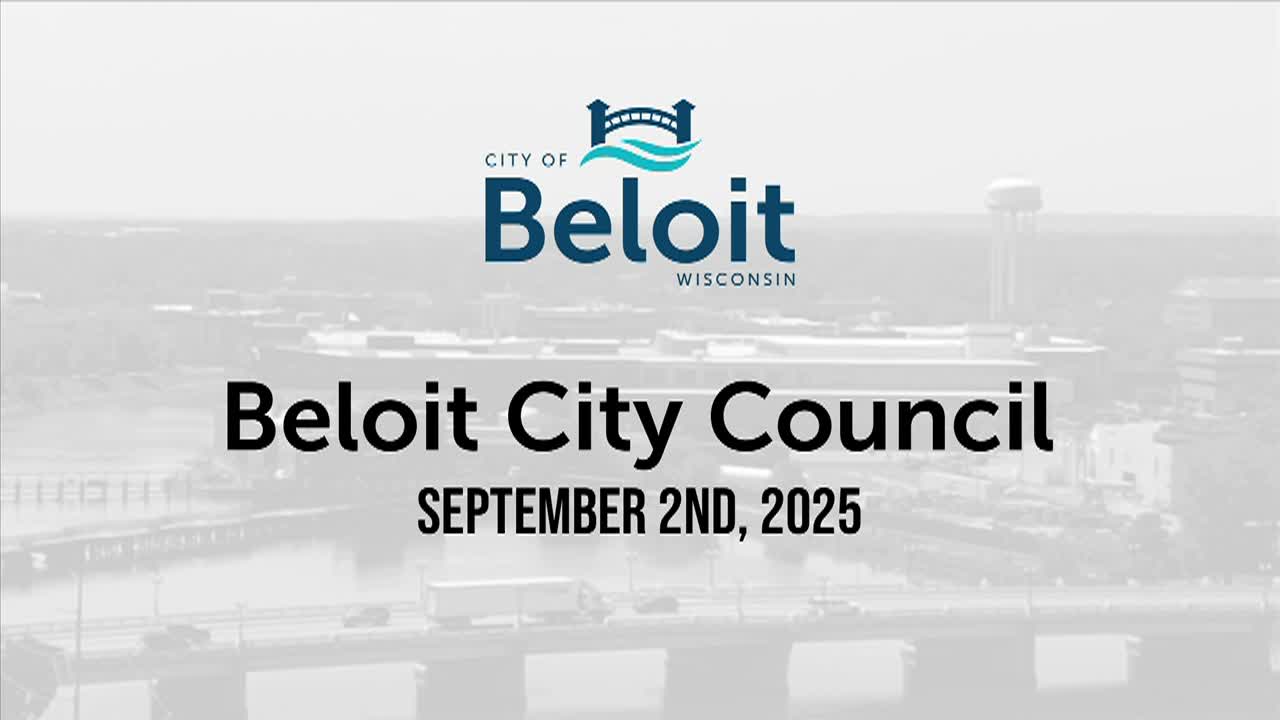 Thumbnail image for Beloit City Council - 9.2.25