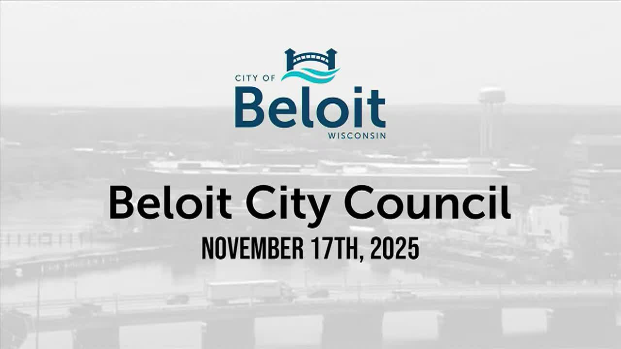 Thumbnail image for Beloit City Council - 11.17.25