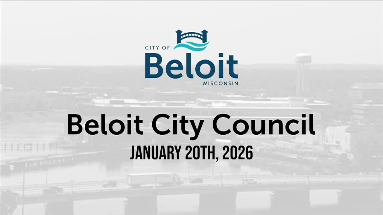 Thumbnail image for Beloit City Council - 1.20.26