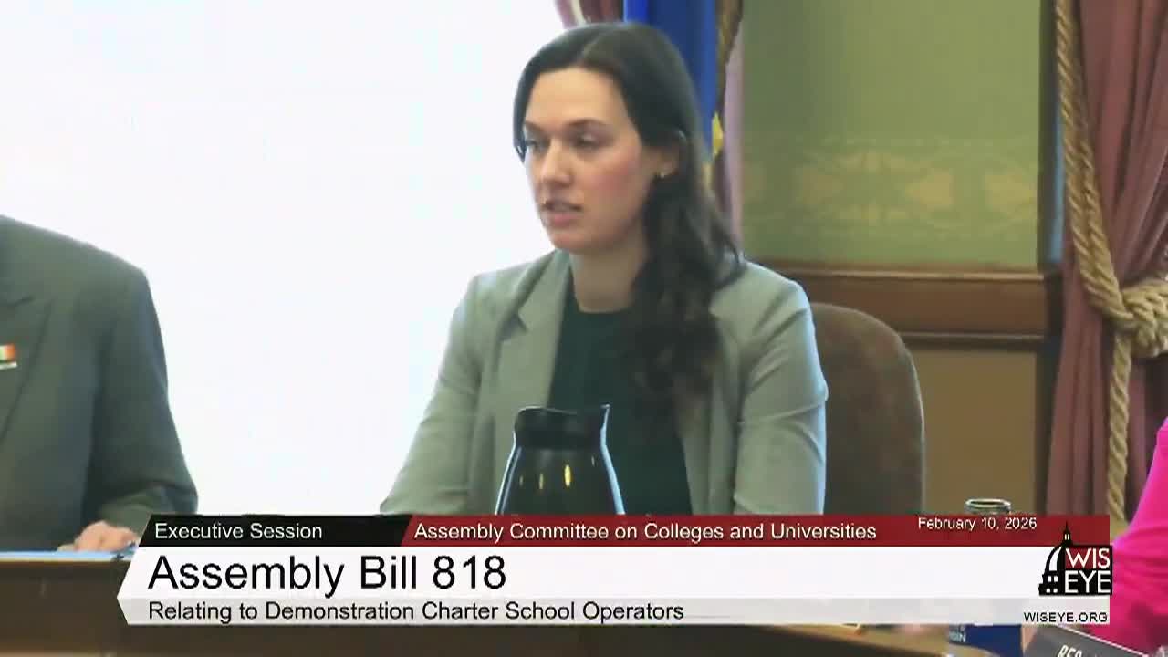 Thumbnail image for Wisconsin Assembly Committee on Colleges and Universities - 2.10.26